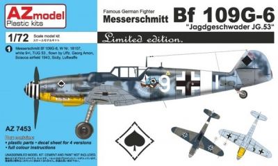 Messerschmitt BF 109G-6  "Jagdgeschwader JG.53" AZ MODEL