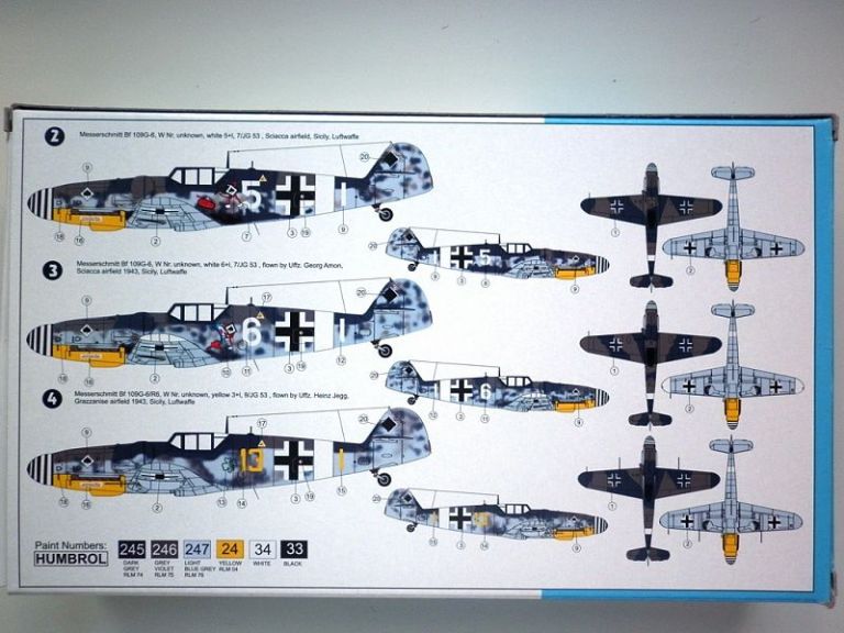 Messerschmitt BF 109G-6  "Jagdgeschwader JG.53" AZ MODEL