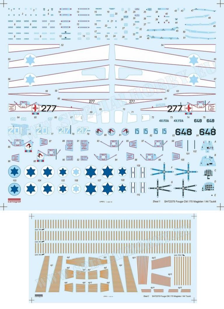 Fouga CM.170 Magister/ IAI Tzukit 'IAF' SPECIAL HOBBY