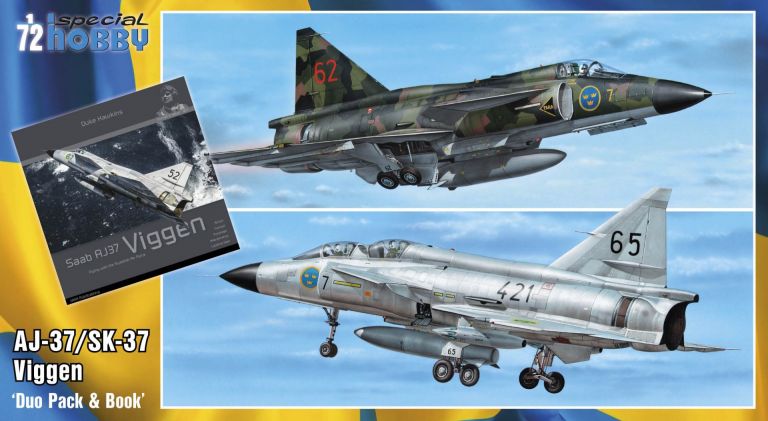 SAAB 37 Viggen Duo Pack & Book