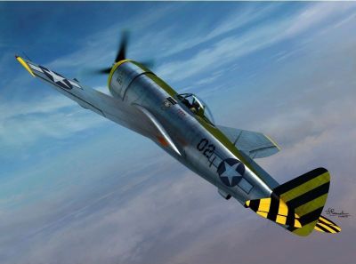 Republic P-47N THUNDERBOLT 2 in 1 SWORD
