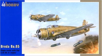 Breda Ba.65 "Single seater with Fiat A.80 RC.41 engine" SPECIAL HOBBY
