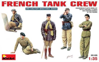 French Tank Crew MINIART