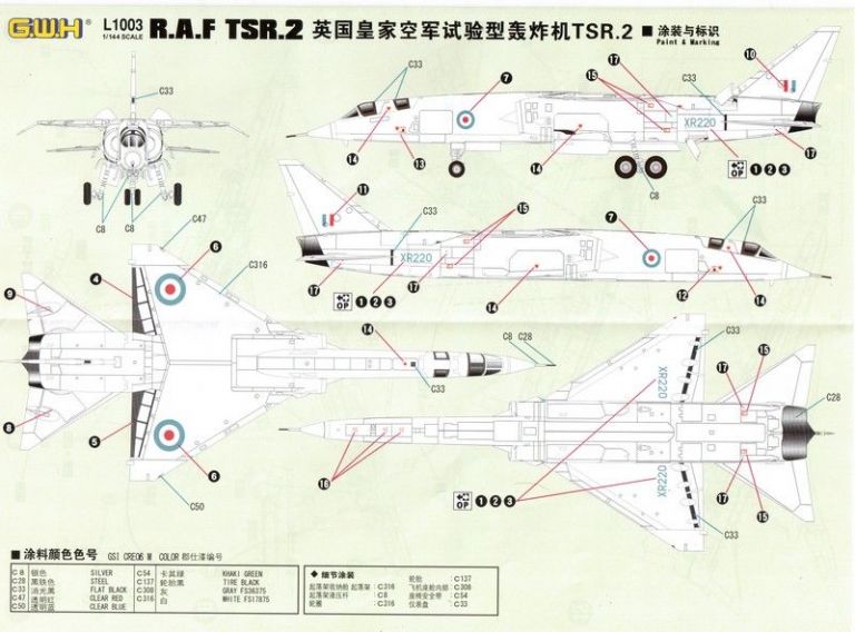 TSR.2 Great Wall Hobby