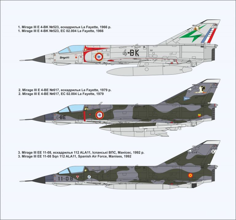 MIRAGE III E MODELSVIT