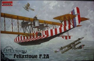 Felixstowe F.2A  WWI British Long-Range Flyng Boat RODEN