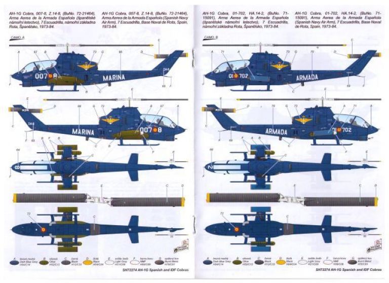 AH-1G Cobra "Spanish & IDF Cobras"