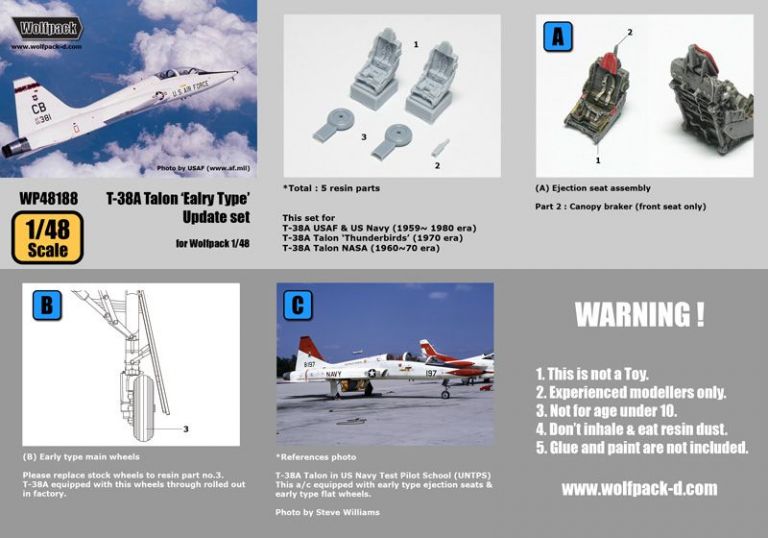 T-38 Talon "Early Type" -Update Set