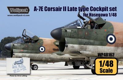 A-7E Corsair II Late Type cockpit set Wolfpack