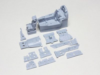 A-7E Corsair II Late Type cockpit set Wolfpack
