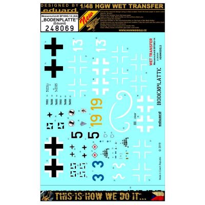 Messerschmitt Bf109G-14(AS) "BODENPLATTE" HGW MODELS