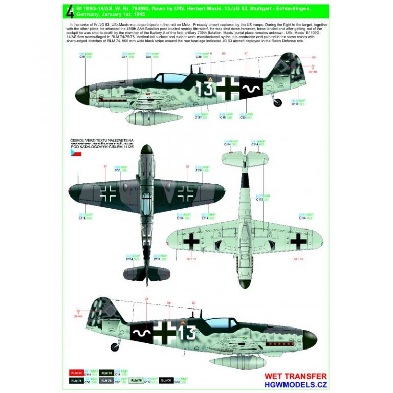 Messerschmitt Bf109G-14(AS) "BODENPLATTE"