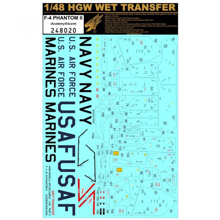 F-4 PHANTOM II HGW MODELS