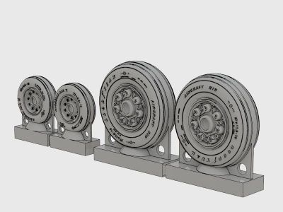 F-14D Tomcat Wheels set