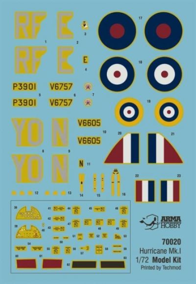 HURRICANE Mk.I 303 Sqdn. PAF ARMA HOBBY