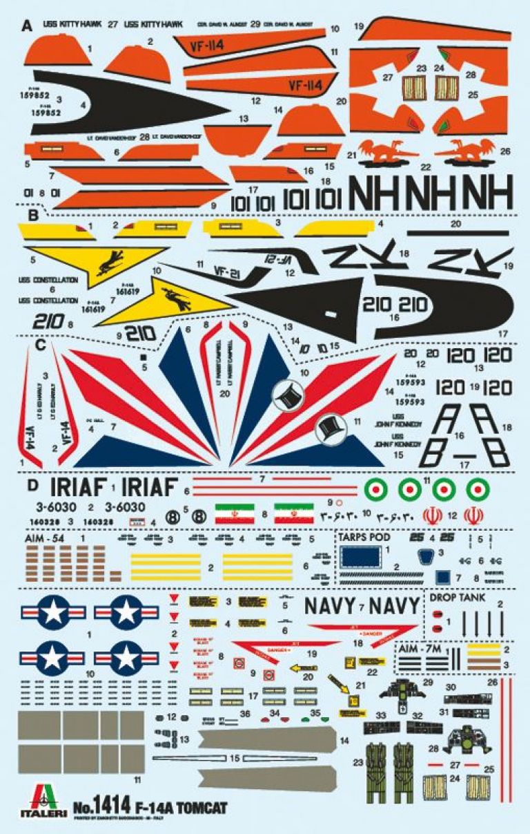 F-14A TOMCAT ITALERI