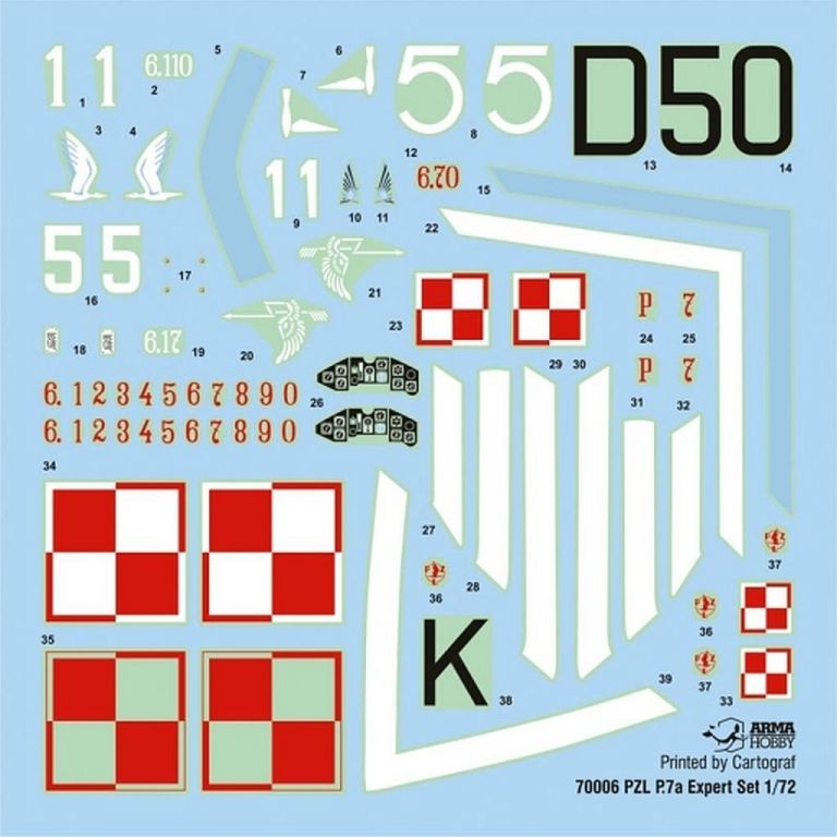 PZL P.7a Expert Set 1/72