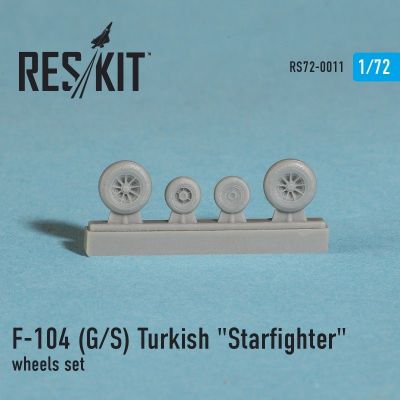 F-104 (G/S) Turkish "Starfighter" wheels set RES KIT
