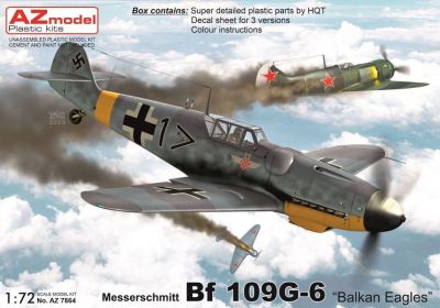 Messerschmitt Bf-109G-6 "Balkan Eagles" AZ Model
