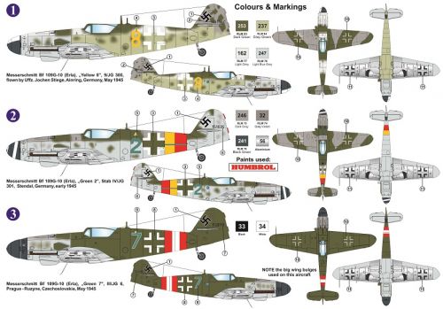 Messerschmitt Bf-109G-10 Erla Block 15XX Late AZ Model