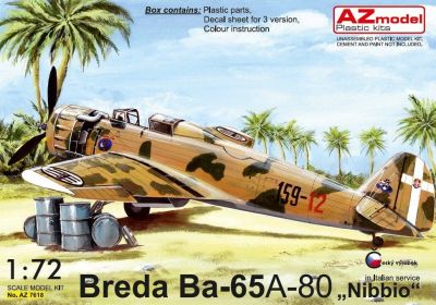 Breda Ba.65 A-80 "In Italian service" AZ Model