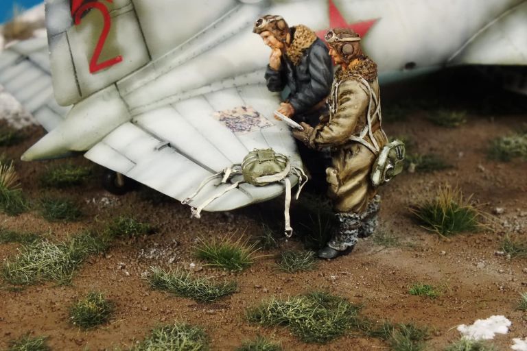 Light Bomber Soviet Pilots WW II - Winter uniform
