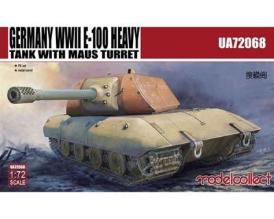 Germany WWII E-100 Havy Tank w/Mouse Turret Modelcollect