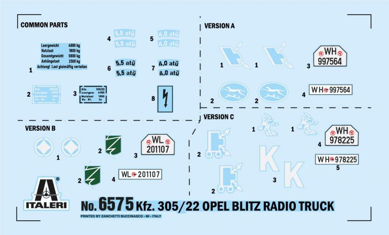 Opel Blitz Radio Truck Sd.Kfz. 305/22