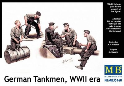 German Tankmen WWII era MASTER BOX