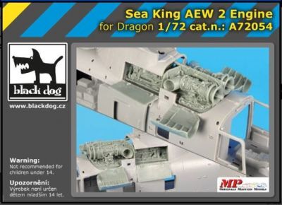 Sea King AEW 2 Engines Black Dog