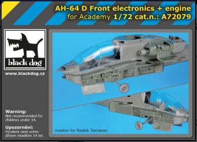 AH-64D Front electronics & engine Black Dog