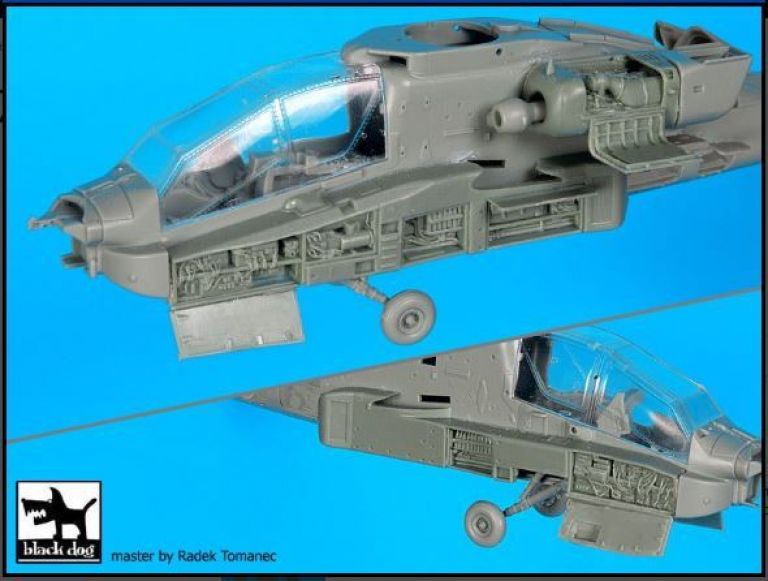 AH-64D Front electronics & engine Black Dog