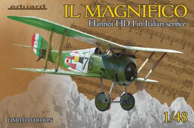 IL MAGNIFICO Hanriot HD. I in Italian service Eduard