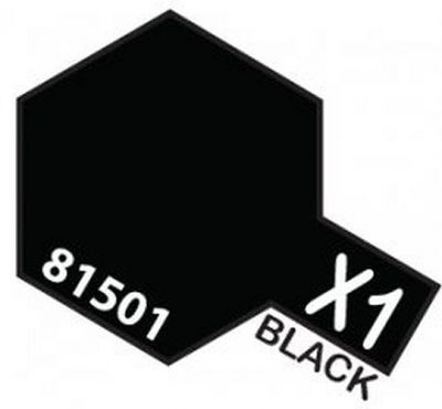 X-1 Gloss Black Tamiya